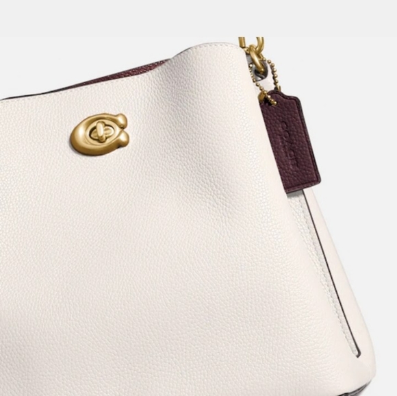 COACH Color-Block Leather Willow Shoulder Bag, like new! - Picture 10 of 12